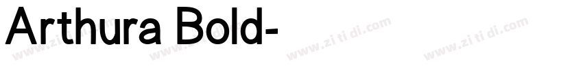 Arthura Bold字体转换